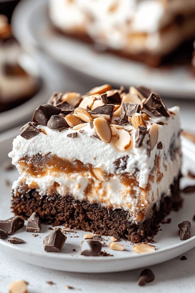 Almond Joy Poke Cake
