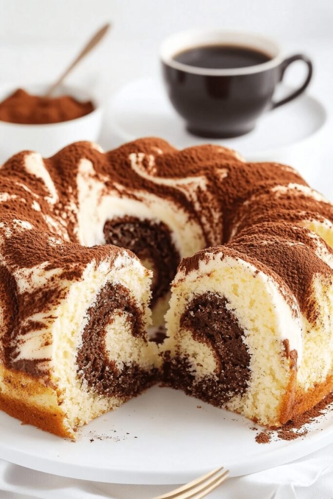 Amish Chiffon Marble Cake