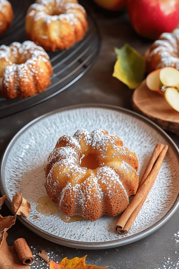 Apple Cider Donut Mini Bundt Cake Recipe