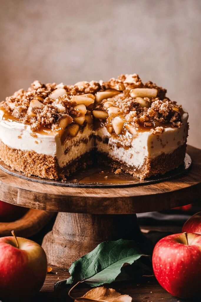 Apple Crumb Pie Cheesecake Recipe