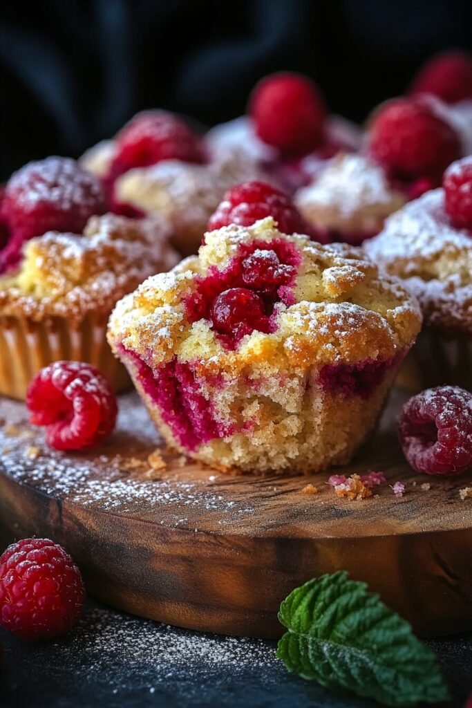 Apple Raspberry Muffins