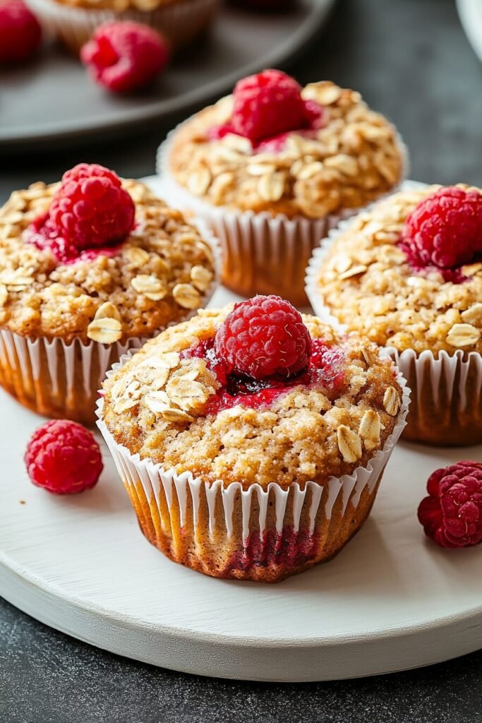 Baking Apple Raspberry Muffins