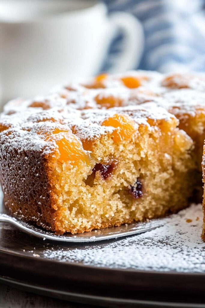 Baking Apricot Cake