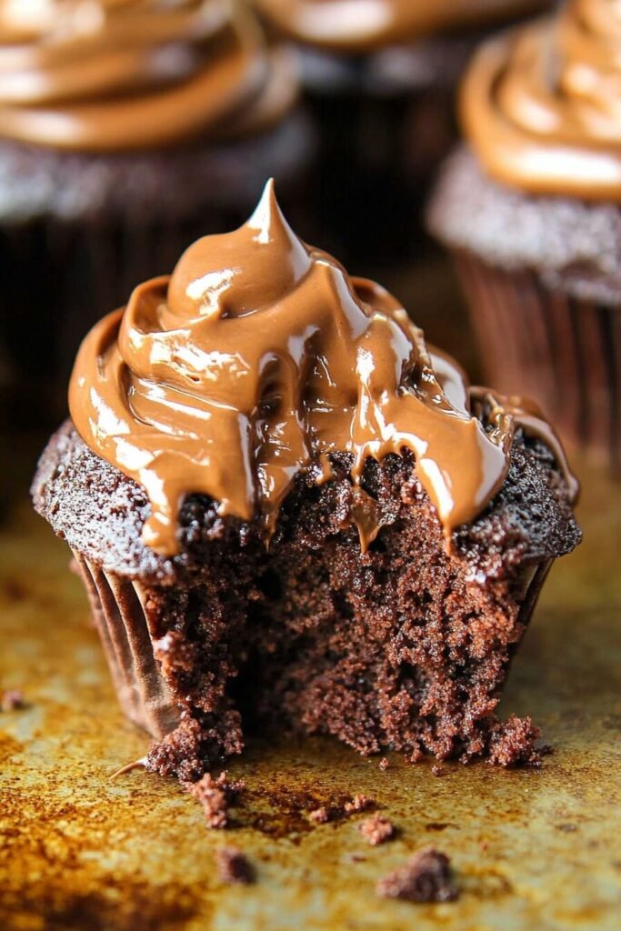 Baking Chocolate Kahlua Cupcakes