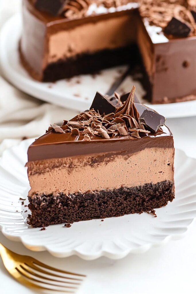Baking Chocolate Mousse Cake