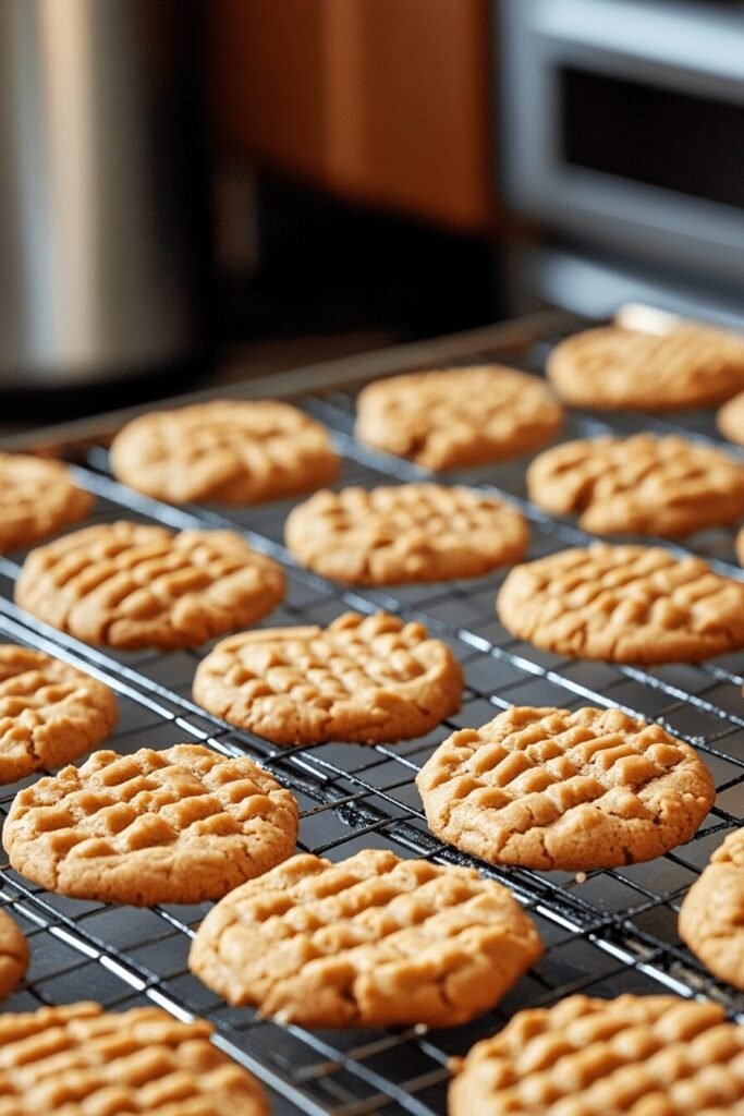 Baking the 5 Ingredient Peanut Butter Oatmeal Cookies