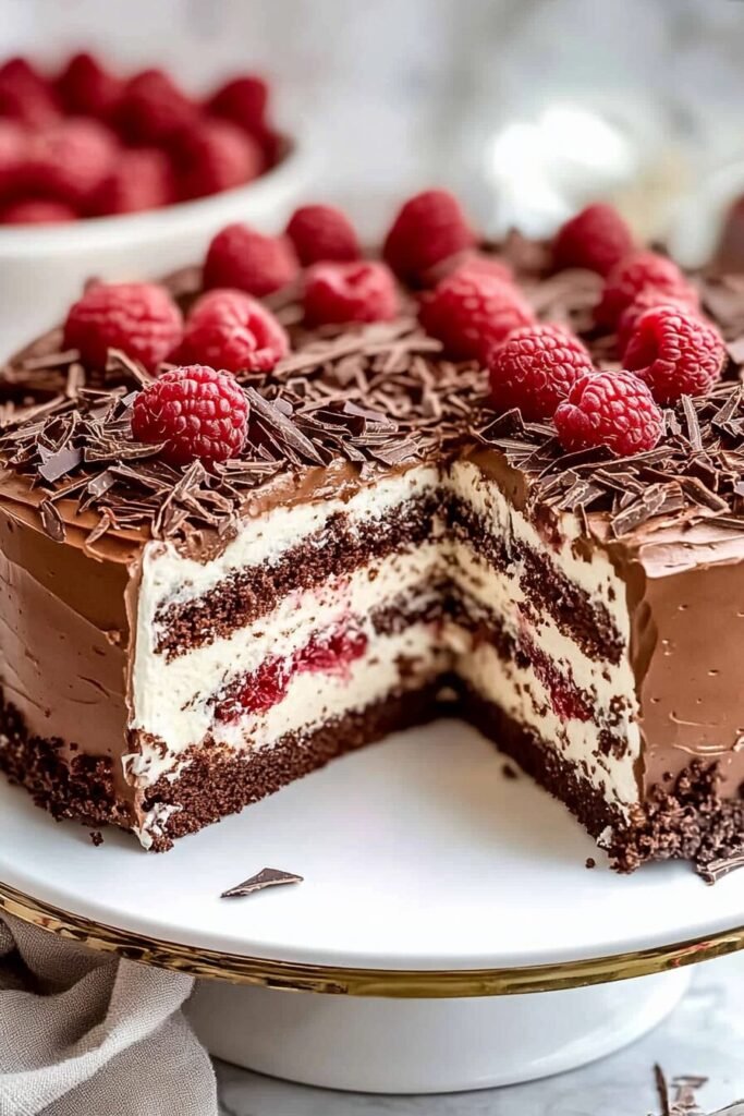 Chocolate Italian Cream Cake Recipe