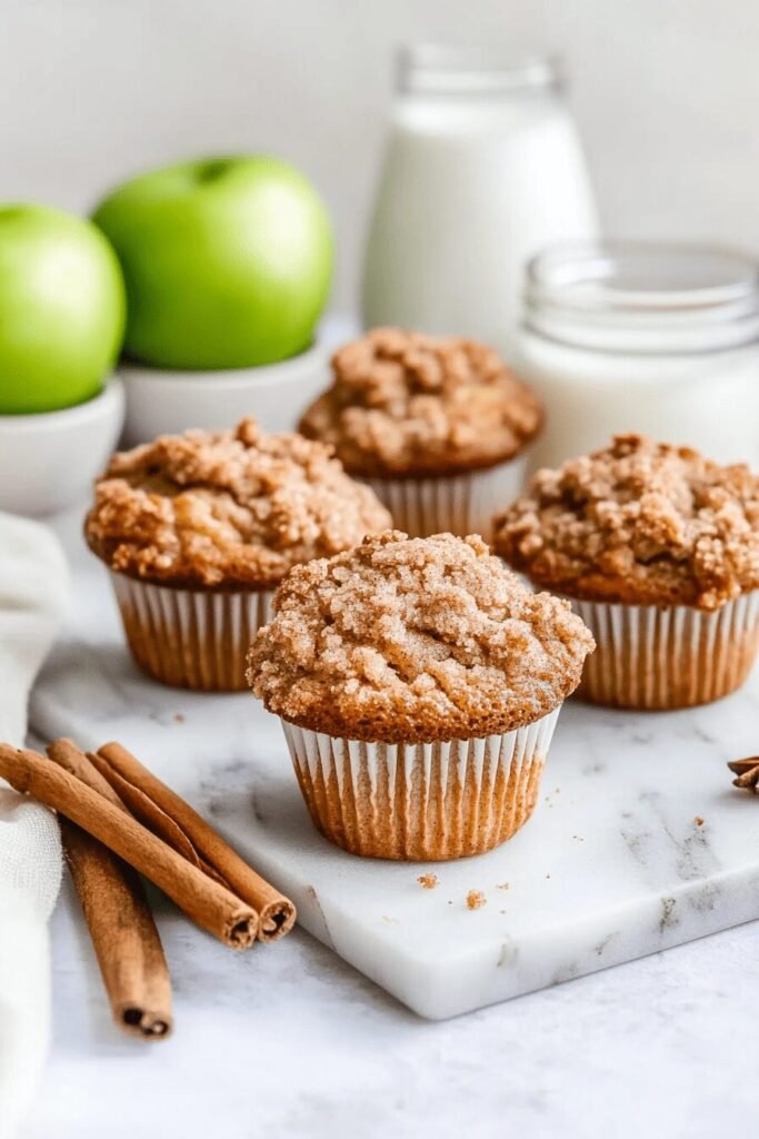 Delicious Apple Cinnamon Muffin