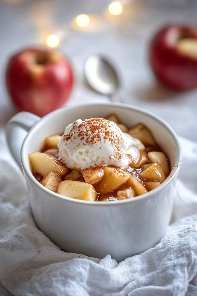 Delicious Apple Mug Cake