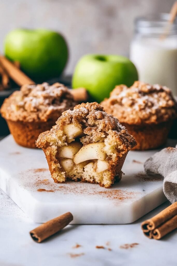 Serving Apple Cinnamon Muffin