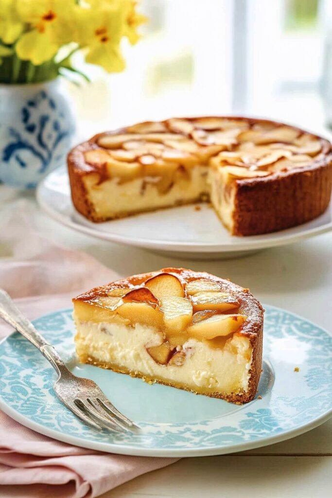 Serving Apple Yogurt Cake
