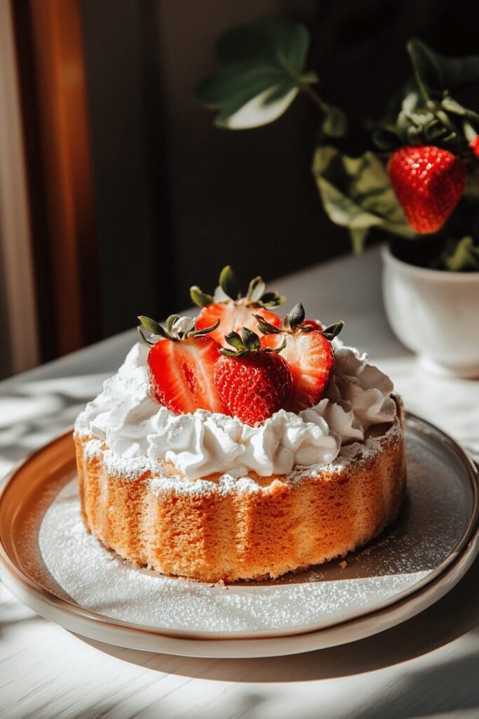 Storage 2-Ingredient Strawberry Angel Food Cake
