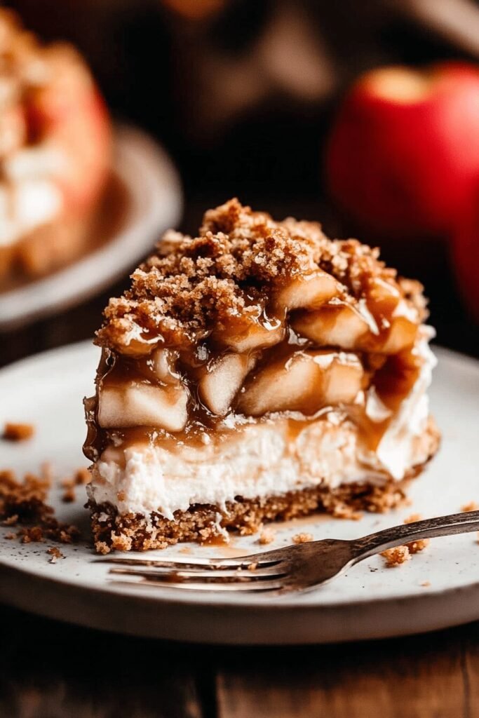 Storage Apple Crumb Pie Cheesecake