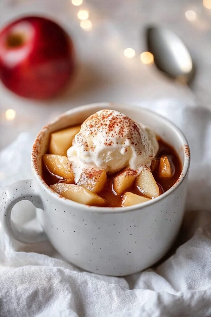 Storage Apple Mug Cake