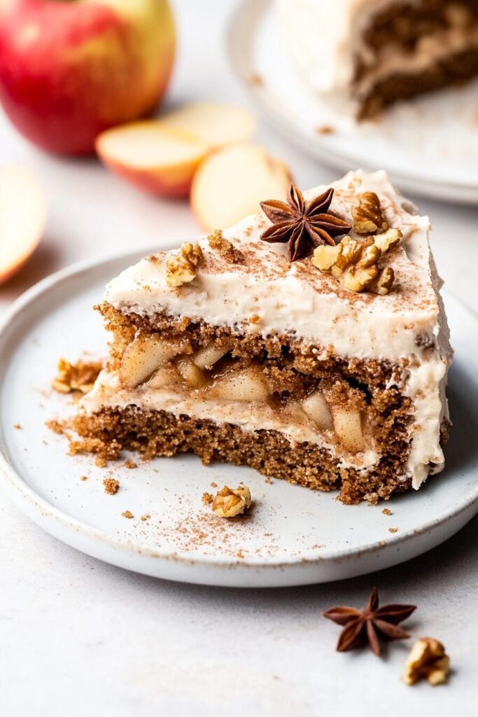 Storage of Apple Walnut Cake